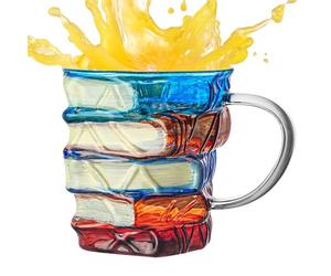 Generico Livre Peint - Café Littéraire Verre à Verres De Style Ancien Vase à Boissons Inspiré Par Le Roman Créatif Accent À La Maison | Conception Artistique De La Avec Charme