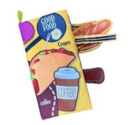 Generico Livre Souple pour | Jouets Doux sonores lavables à croquer, Livres sensoriels pour, pour garçons et Filles, Maison Chambre de Jeux de Maternelle, Voyage, fête intérieure