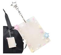 Generico Llavero avec photo, 10 x 7,5 cm Acrílico Transparente Bonito - Sujetador Fotos avec Charm De Estrella - Para Mujeres Niñas Amigas Bolso Mochila Cadeau Cumpleaños, Coloré., Reportez-vous à la