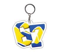 Generico Llavero Deportivo - De Mochila En 2D Para Llavero - Llaveros De Bola | Para Bolso Mochila Escolar Monedero Cumpleanos Cadeau Concurso, Style F, riferimento alla descrizione