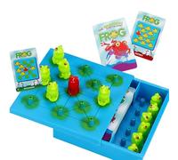 Generico Logic Game - ABS 11 x 3 x 11 cm | Frog Strategy Puzzle Game, Intelligence Board Footame, Educational Thinking Toy for Kids Boys Girls Age 3 And Up Early Learning Play