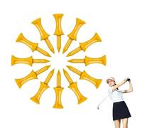 Generico Long Castle Golf Tees - 10pcs Professional Golf T -Tee pour Golfeur | Pratique des Golf pour les Golfeurs, le Tee de Pratique du Golf Portable, améliore l'entraînement de