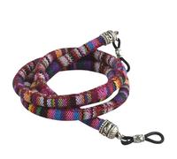 Generico Longe ronde en coton pour lunettes - Cordon anti-perte classique pour lunettes, Taglia unica, agate