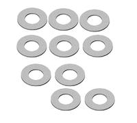 Generico Lot de 10 Rondelles plates 4 mm 10 anneaux clip 1,2 mm pièces de rechange -JET'S- (RO4 10 Rondelles plates 4 mm)