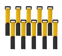 Generico Lot de 10 sangles réglables pour guirlandes d'échelles pour guirlandes et plantes | fixation pour sapin de Noël et garde-corps, pour jardin extérieur, vert, porte avant, entrée d'escalier