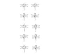 Generico Lot de 10 supports transparents pour orchidées, papillons et libellules pour grimpantes, jardiniers et jardiniers