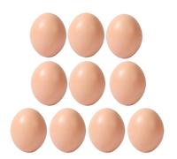 Generico Lot de 10 œufs de Simulation de Pâques, œufs de Bricolage à Peindre pour, Faux Poule décoratifs pour projets artistiques, activités en Classe