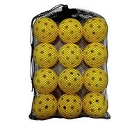 Genérico Lot de 12 balles de golf d'entraînement avec sac en maille et corde de réglage pour intérieur extérieur, jardin, maison, école, parc, plage