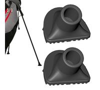 Genérico Lot de 2 accessoires de rechange pour pieds Bolśa Golf - Pieds en caoutchouc résistants et imperméables - Support stable, ferme - Compatible avec la plupart des sacs de golf