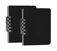 Generico Lot de 2 carnets en papier rigide - Petits cahiers 7,3 x 10,3 cm - Pour le travail, le bureau, les réunions, l'école, les voyages, l'infirmière, les femmes et les hommes