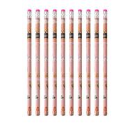 Genérico Lot de 2 crayons HB - 10 pièces - Stationery, numéro 2 crayons avec Erasers, Reliable School Writing Tools | Student Teacher Use Kids Preschooler Home Classroom Sketching Learning