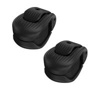 Generico Lot de 2 porte-cannas - Support portable pour Cana de rivage en 2 pièces | Démontables | Fixation du support pour bateau Kayak | Support robuste pour canne à peser pour pêcheurs,