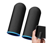 Genérico Lot de 2 protège-doigts pour jeux mobiles, 2 housses respirantes en fibre de carbone, confortables pour améliorer la réponse tactile et la sensibilité