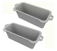 Generico Lot de 2 récipients anti-goutte réutilisables en silicone pour plaque de grille de collecte de graisse accessoires