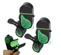 Generico Lot de 2 sonnettes pour cannes de détection sensible avec LED, accessoire pratique pour canne | outil pour hommes femmes adultes famille Sea RI