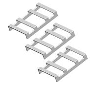 Genérico Lot de 3 boucles pour barres de piscine - Connecteur haute résistance - Boucle pour couverture de sécurité de piscine enterrée - Jardin, patio, pelouse, maison, terrasse, espace extérieur