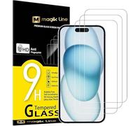 GENERICO Lot de 3 films en verre trempé pour Honor Magic V3, sans bulles, dureté 9H, 0,33 mm ultra transparent, ultra résistant