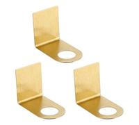 Genérico Lot de 3 porte-shampooings sans perçage en acier inoxydable pour bouteilles et distributeur en carrelage, marbre, verre ou bois