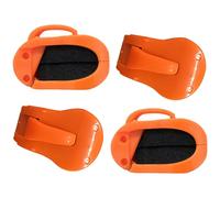 Genérico Lot de 4 clips pour canne à pêche ElasticRođ older | Clips pour support | Organisateur d'étagère portable pour bateau, plage, banc, piscine, glace, eau salée et surf