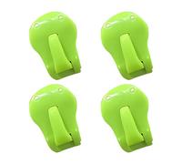 Genérico Lot de 4 clips pour canne à pêche ElasticRođ older | Clips pour support | Organisateur d'étagère portable pour bateau, plage, banc, piscine, glace, eau salée et surf