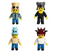 Genérico Lot de 4 figurines à collectionner 99 nuits dans la forêt - Set enfants perdus : dinosaure, koala, kraken et calmar - Art en impression 3D PLA (18 x 12 x 3 cm)