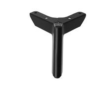 Generico Lot de 4 pieds triangulaires galvanisés à angle droit pour canapé, étagère, armoire, table basse, armoire