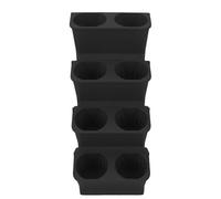 Genérico Lot de 4 pots de fleurs verticaux, étagère multi-niveaux décorative pour fleurs, salon, couloir, véranda, patio, entrée, bureau