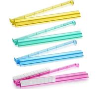 Genérico Lot de 4 supports pour jetons de Mahjong en acrylique pour jeux de société, avec poussoirs en acrylique pour famille, femmes, jeunes hommes, bar, fête, vacances