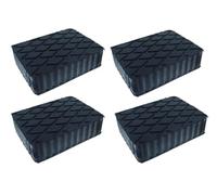 Generico Lot de 4 tampons en caoutchouc rectangulaires 160 x 120 x 40 pour pont élévateur, compatible avec Ravaglioli, Corghi, OMCN, fabriqué en Italie