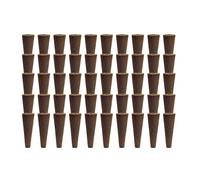 Genérico Lot de 50 éponges hydroponiques de rechange coniques pour plantes d'intérieur pour propagation et culture en intérieur ou extérieur