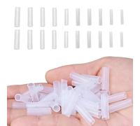 Generico Lot de 50 manchons en silicone 3-7,5 mm - Tubes élastiques pour arbres, fruits, , clips de rapide, roses, vis, outil de jardin, accessoire de fixation professionnel