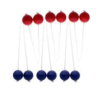 Genérico Lot de 6 balles de rechange pour Ladder Toss Équipement interactif pour exercice pratique, jardin, pique-nique et réunions avec des amis