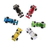 Generico Lot de 6 Mini Voitures de Sport en Alliage de Course à Thème, Mini Voiture de Simulation en Avant