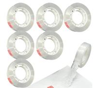 Generico Lot de 6 rouleaux de recharges de papeterie - 20 g - Transparent à haute adhérence - libération sûre de la papeterie