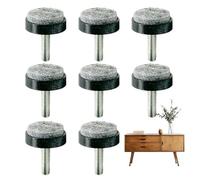Genérico Lot de 8 pieds réglables de table avec filetage, pour chaises, bureaux, armoires, pieds de canapé, sol, salon et cuisine