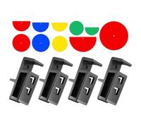 Genérico Lot de pochoirs pour menuiserie et menuiserie, accessoires de montage, gabarit pour traits de menuiserie, outils Dee pour le menuiserie, pour hommes professionnels