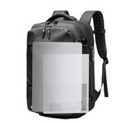 Genérico Luft-Vakuum-Rucksack, Vakuum-Rucksack Reisen - 60L erweiterbars Computerfach, wasserdichte Vakuumverpackung aus Oxford-Stoff für Geschäftsreisen, tägliches Pendeln, noir, Consulte la