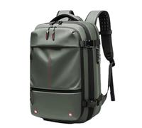 Genérico Luft-Vakuum-Rucksack, Vakuum-Rucksack Reisen - 60L erweiterbars Computerfach, wasserdichte Vakuumverpackung aus Oxford-Stoff für Geschäftsreisen, tägliches Pendeln, Vert armée, Consulte la