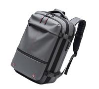 Genérico Luft-Vakuum-Rucksack, Vakuum-Rucksack Reisen - 60L erweiterbars Computerfach, wasserdichte Vakuumverpackung aus Oxford-Stoff für Geschäftsreisen, tägliches Pendeln, Gris, Consulte la