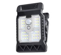 Generico Lumières avec clip et détecteur de mouvement, éclairage de sécurité, LED de sécurité pour clôture, jardin, garage, camping