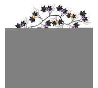 Generico Lumières d'Halloween pour l'intérieur, lumières rampantes en forme de saule, guirlande étanche, 8 modes pour intérieur, extérieur, décoration maison, salon, fenêtre
