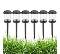 Generico Lumières extérieures étanches, lumières de chemin, 6 pièces étanches à LED piquets décorations d'extérieur pour chemins de cour pour terrasse pour pelouse pour paysage