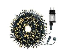 Generico Lumières LED en forme de popsicle connectables, étanches, IP65, 50 m (Hot White, UK Plug)