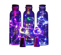 Generico Lumières solaires à cordes - Guirlande d'extérieur étanche IP65 (RGB, 1M)