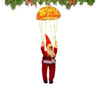 Genérico Lumières solaires de Noël - Père Noël 8 modes LED mignon, lumières de Noël solaires extérieures du Père Noël - Pour arbre mural, salon, chambre, jardin, patio, terrasse, porche