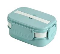 Genérico Lunch Box Container, Portable Meal, 3 Layer Leakproof Microwave Safe Food Storage, Sturdy Lunch Organizer Office Travel Camping Picnic Dining Out Use for Daily Meal Packing 21,5 × 14,5 × 10