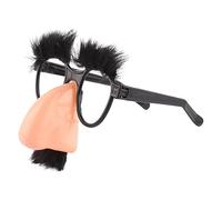 Genérico Lunettes amusantes - Accessoires de déguisement avec sourcils et moustache pour fêtes, travaux scolaires, événements de bande dessinée, représentations scéniques