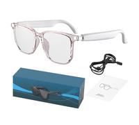 Generico Lunettes Avec Traduction | Lunettes Audio Intelligentes Avec Intelligence Artificielle | Électronique, 144 Langues Pour Hommes, Femmes Et Adultes, blanc, riferimento alla descrizione