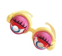 Genérico Lunettes avec un d'œil, accessoires amusants pour photos avec scintillement, lunettes de globe oculaire, pour adultes, déguisements, scène, photographie, séance photo, cosplay, jeu