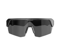 Generico Lunettes De Avec Haut-parleurs - Lunettes Audio Avec Perception Ouvert Audition,Contrôle Vocal Mode Sécurité Fitness Travail En Plein Air Conduite Musique Voyage, Noir ,